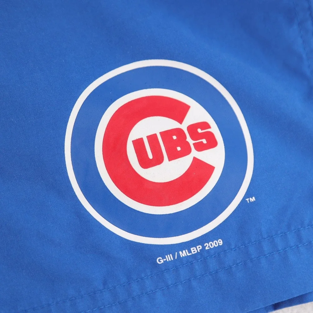 MLB Chicago Cubs‎ Board Shorts Mens XL Blue Red Colorblock Swim Trunks 2009